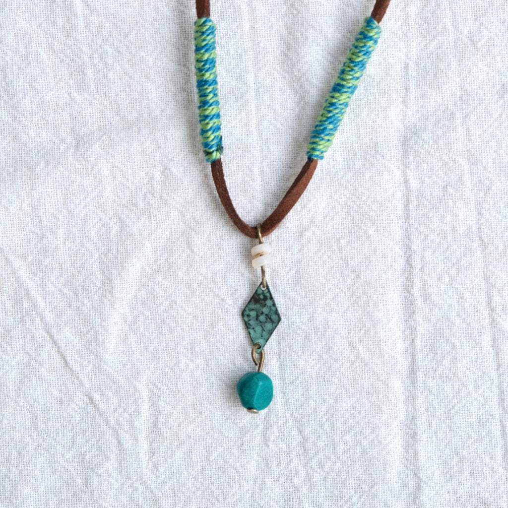 Ethnic Patina Necklace,Lumivault.