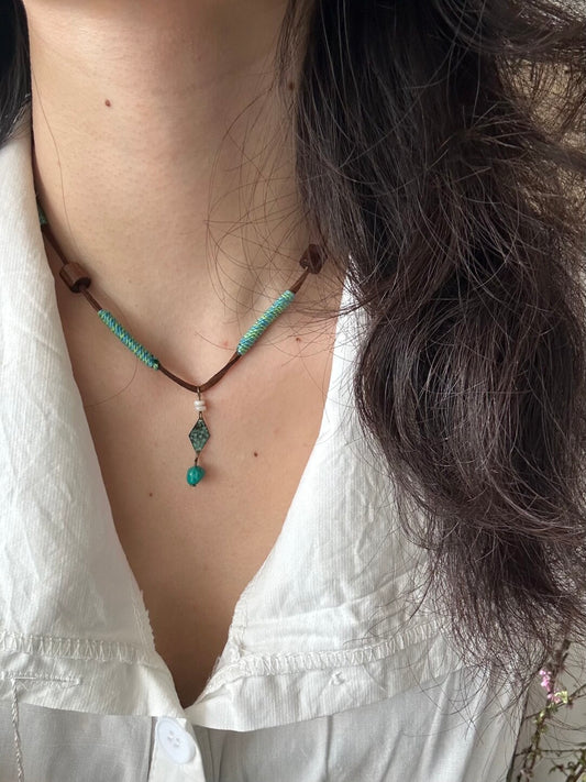 Ethnic Patina Necklace