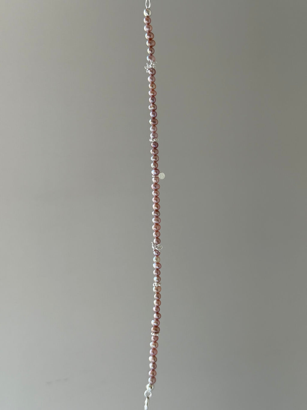 Dainty Purple Pearl Bracelet,Lumivault.