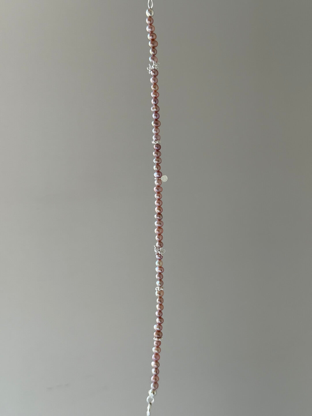 Dainty Purple Pearl Bracelet,Lumivault.