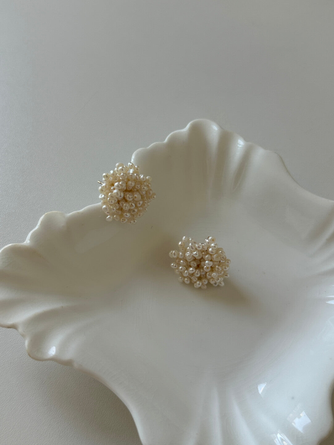 Freshwater Pearl Cluster Earrings,Lumivault.