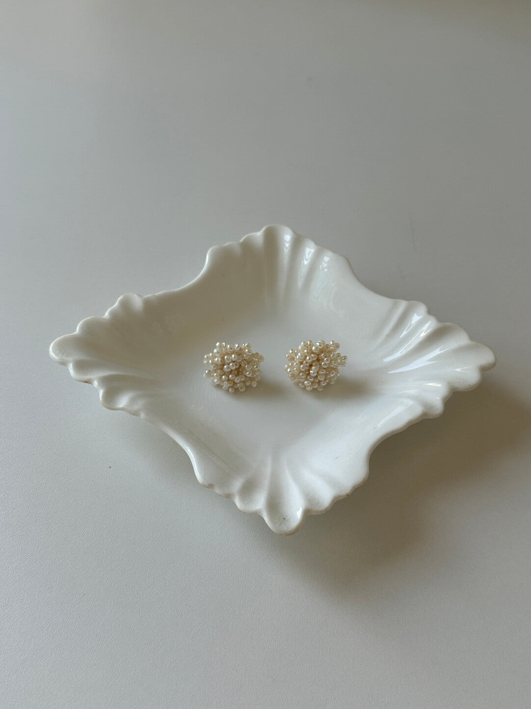 Freshwater Pearl Cluster Earrings,Lumivault.