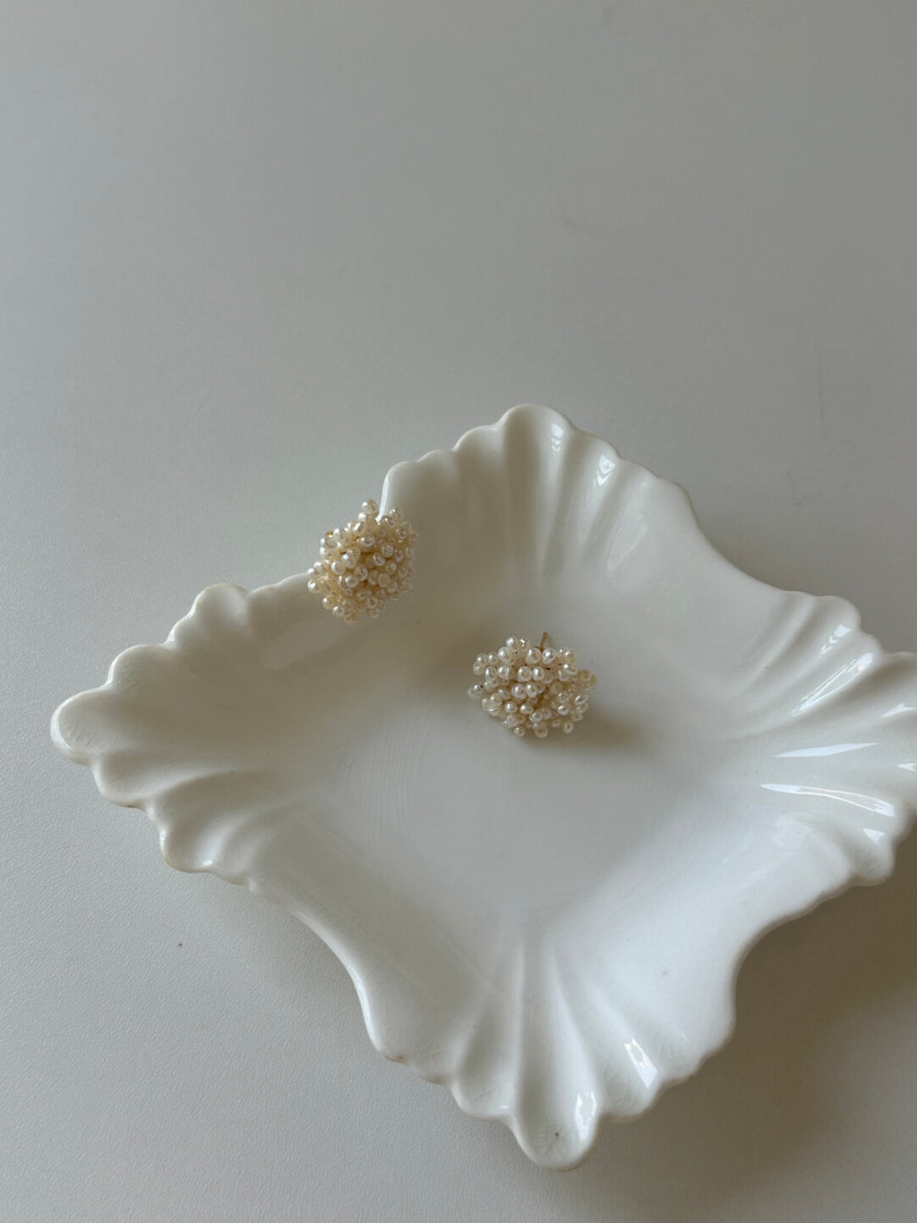 Freshwater Pearl Cluster Earrings,Lumivault.