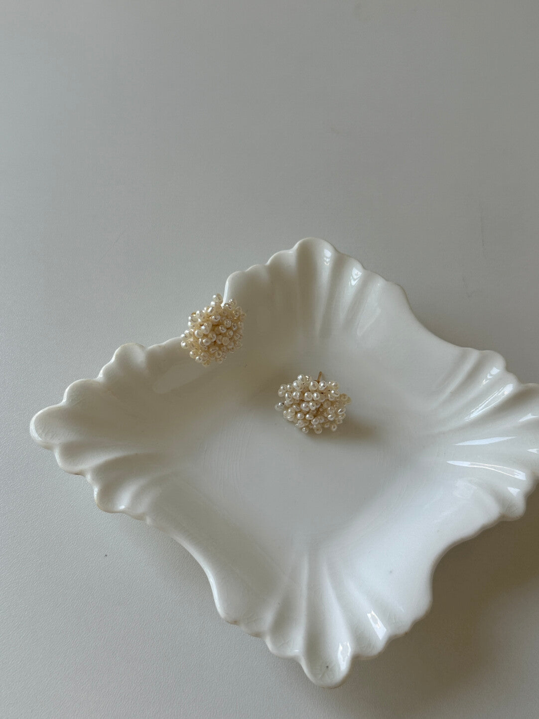 Freshwater Pearl Cluster Earrings,Lumivault.