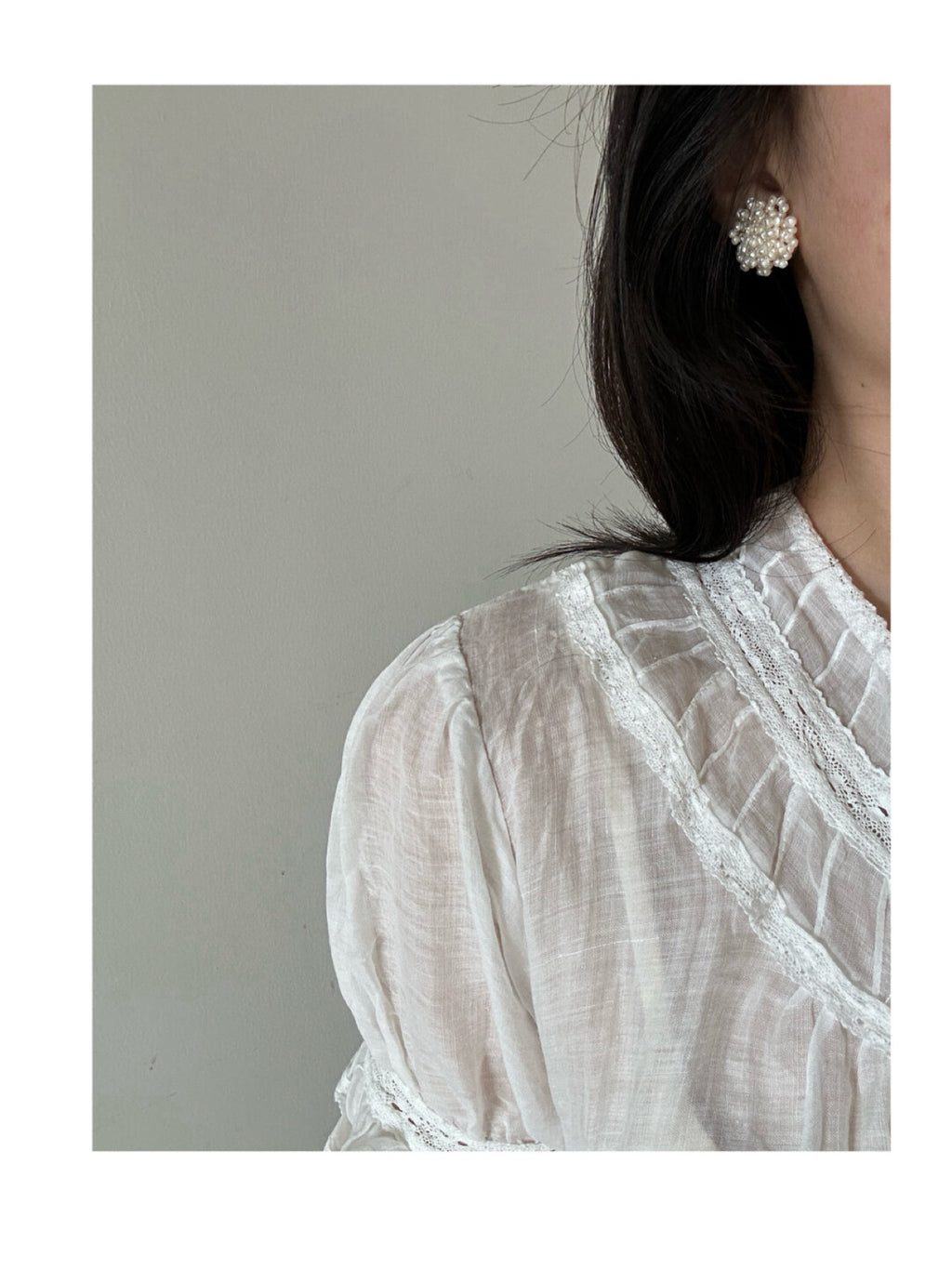 Freshwater Pearl Cluster Earrings,Lumivault.