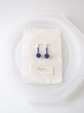 Handcrafted Lapis Lazuli Beaded Drop Earrings - Lumivault