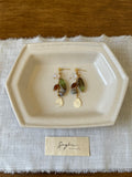 Boho Chic Czech Glass Earrings,Studs,Lumivault.