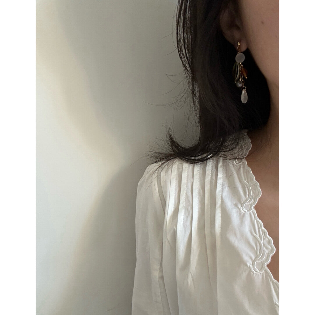 Boho Chic Czech Glass Earrings,Lumivault.