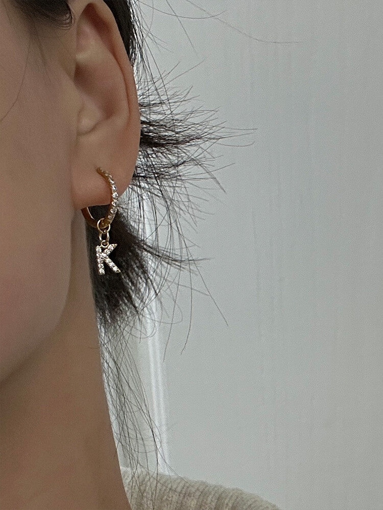 Letter Earrings,Lumivault.