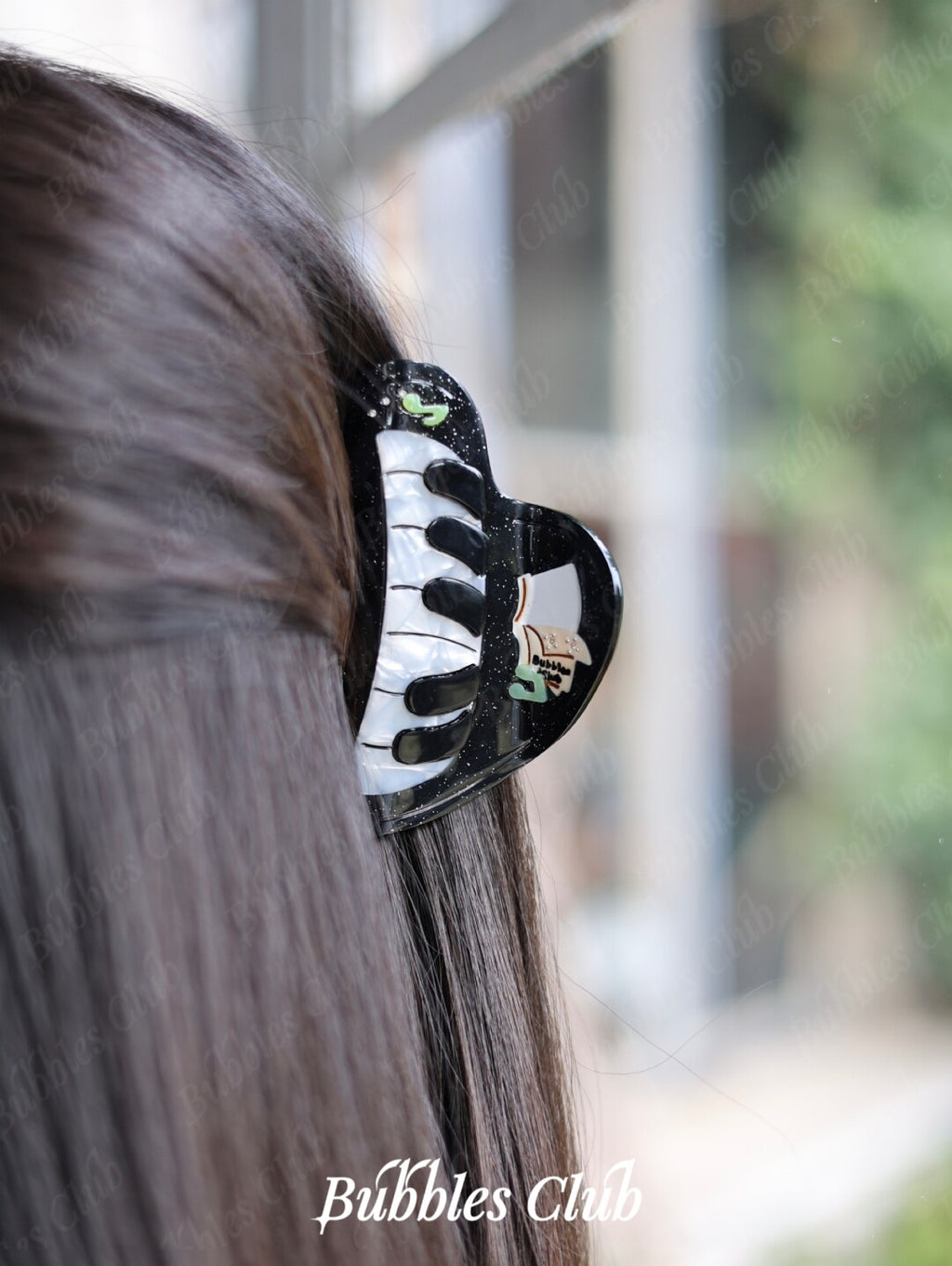 Serenade Piano Hair Clip,Lumivault.