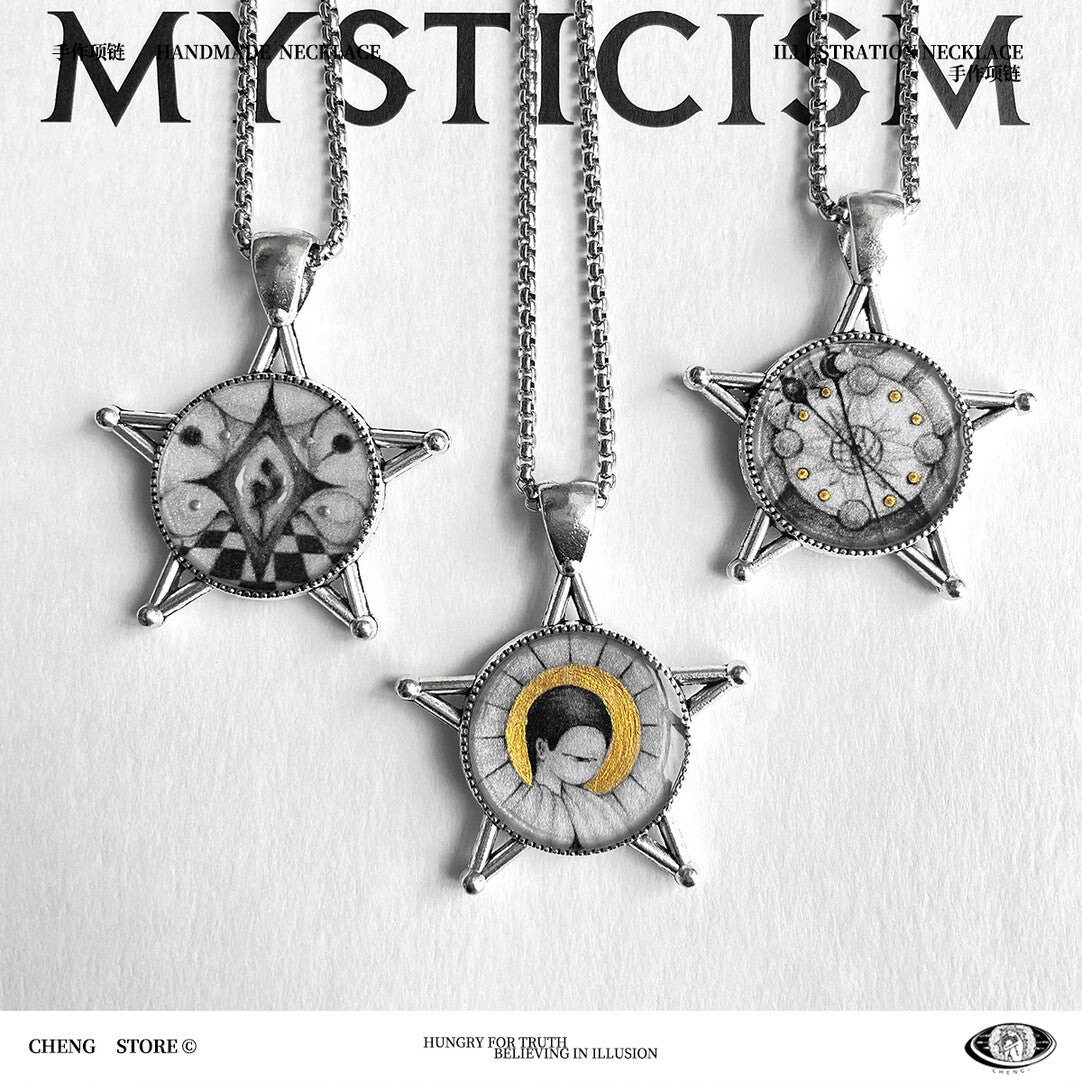 Handmade Golden Age Necklace,Lumivault.