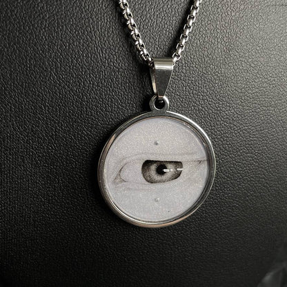 Handmade Painting Elements Round Necklace