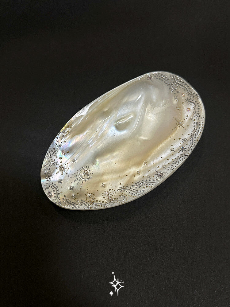 Star Pattern Shell Tray,Lumivault.