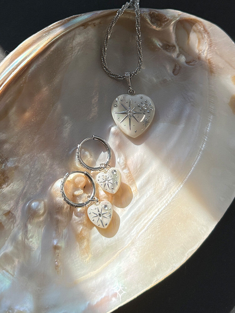 Star Shining Necklace,NE04-Z3 Earrings + Necklace,Lumivault.