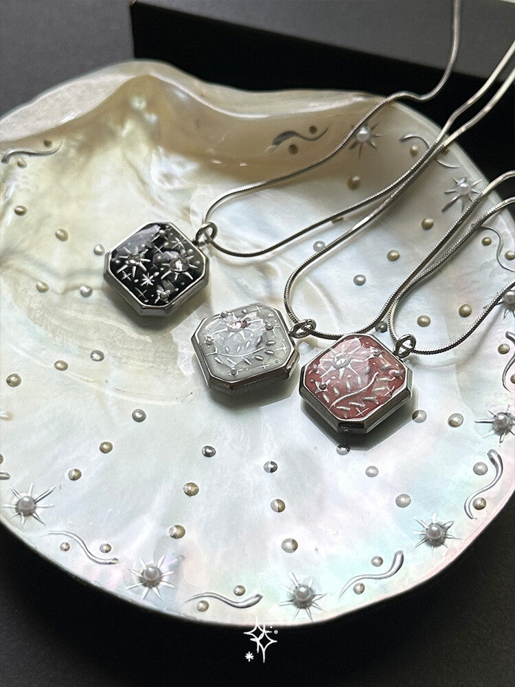 Starlight Geometry Necklace,Lumivault.