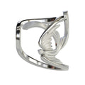 Silver Swallow Single Ear Cuff,Single,Lumivault.