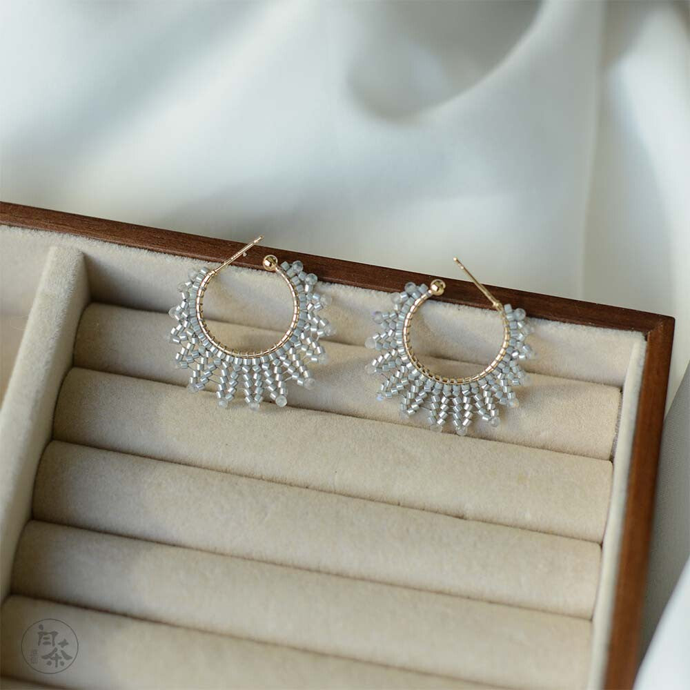 Moon Light Stud Earrings,Lumivault.