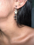Hoshino Shell Star Titanium Steel Earrings,A Pair of Titanium Steel Studs,Lumivault.