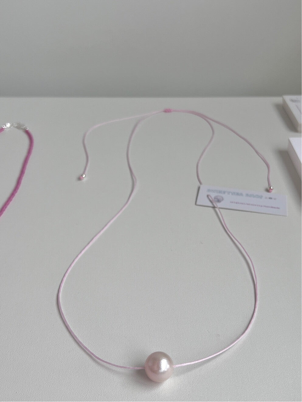 Handmade Edison Pearl Necklace,Lumivault.