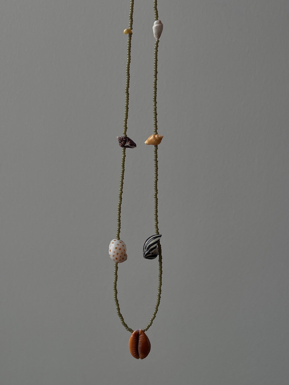 Handmade Vacation Conch Beaded Necklace,Lumivault.
