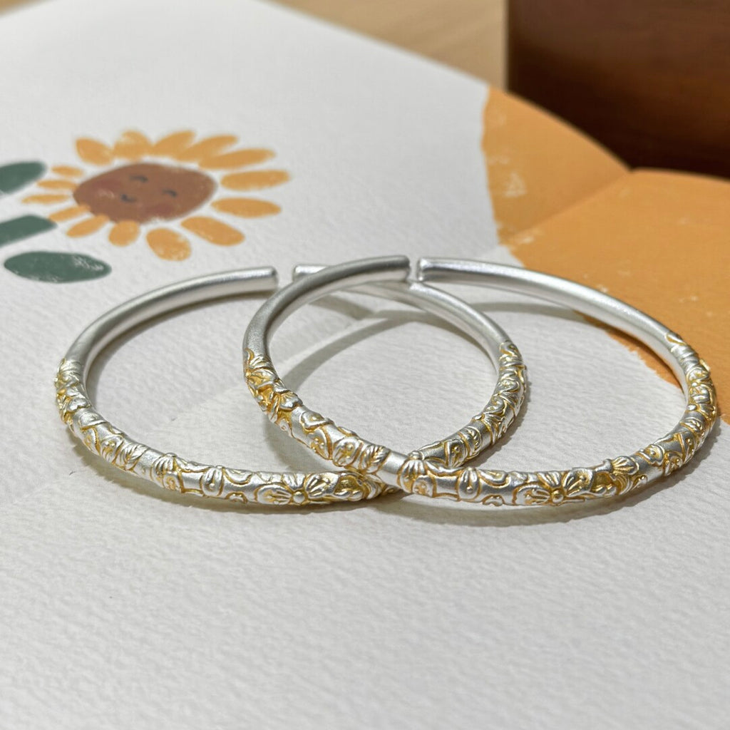 Chinoiserie Cherry Blossom Bracelet,Lumivault.