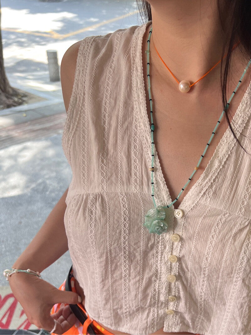 Handmade Edison Pearl Necklace,Lumivault.