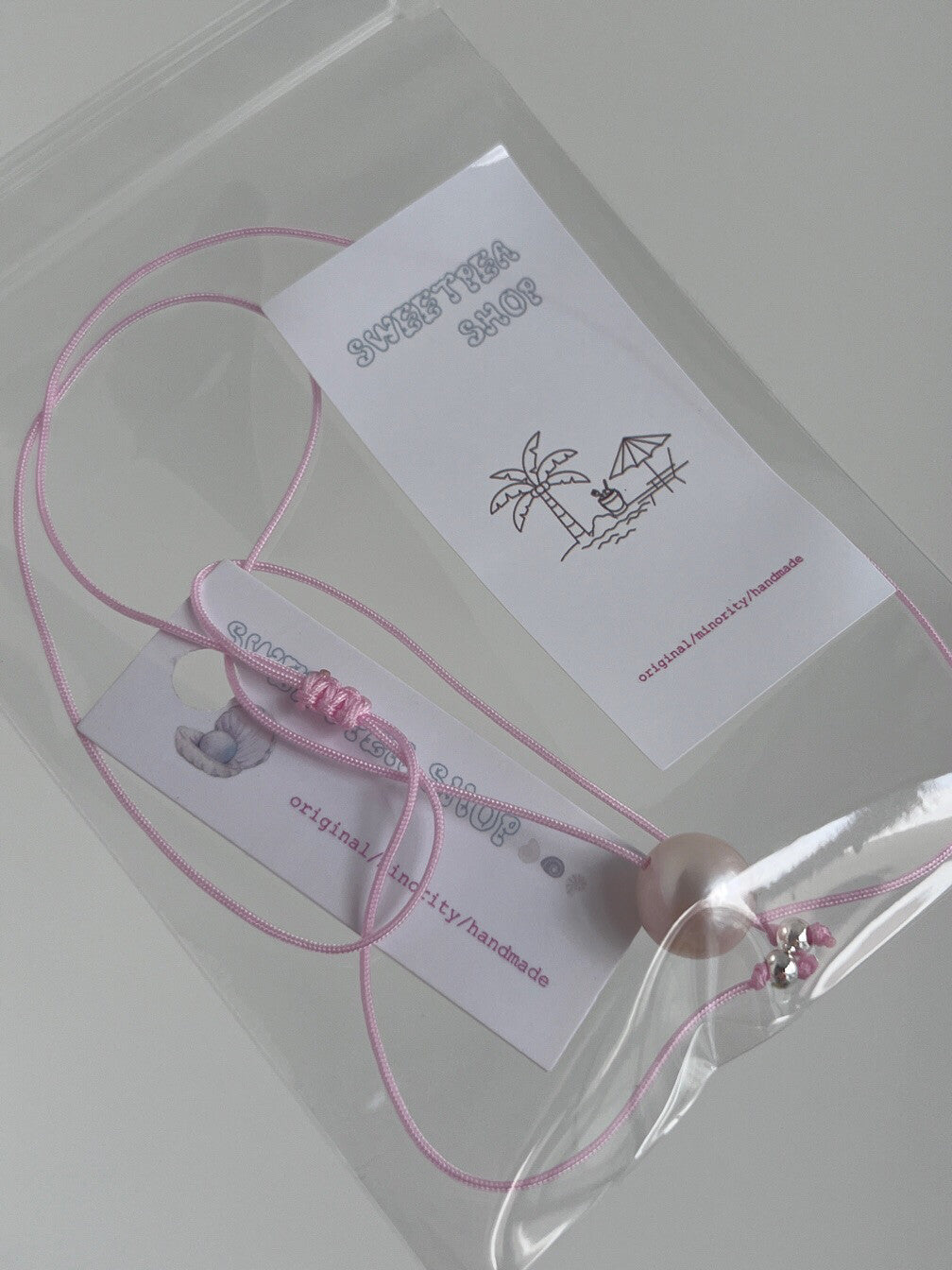 Handmade Edison Pearl Necklace,Cherry Blossom Pink / 12-13mm,Lumivault.