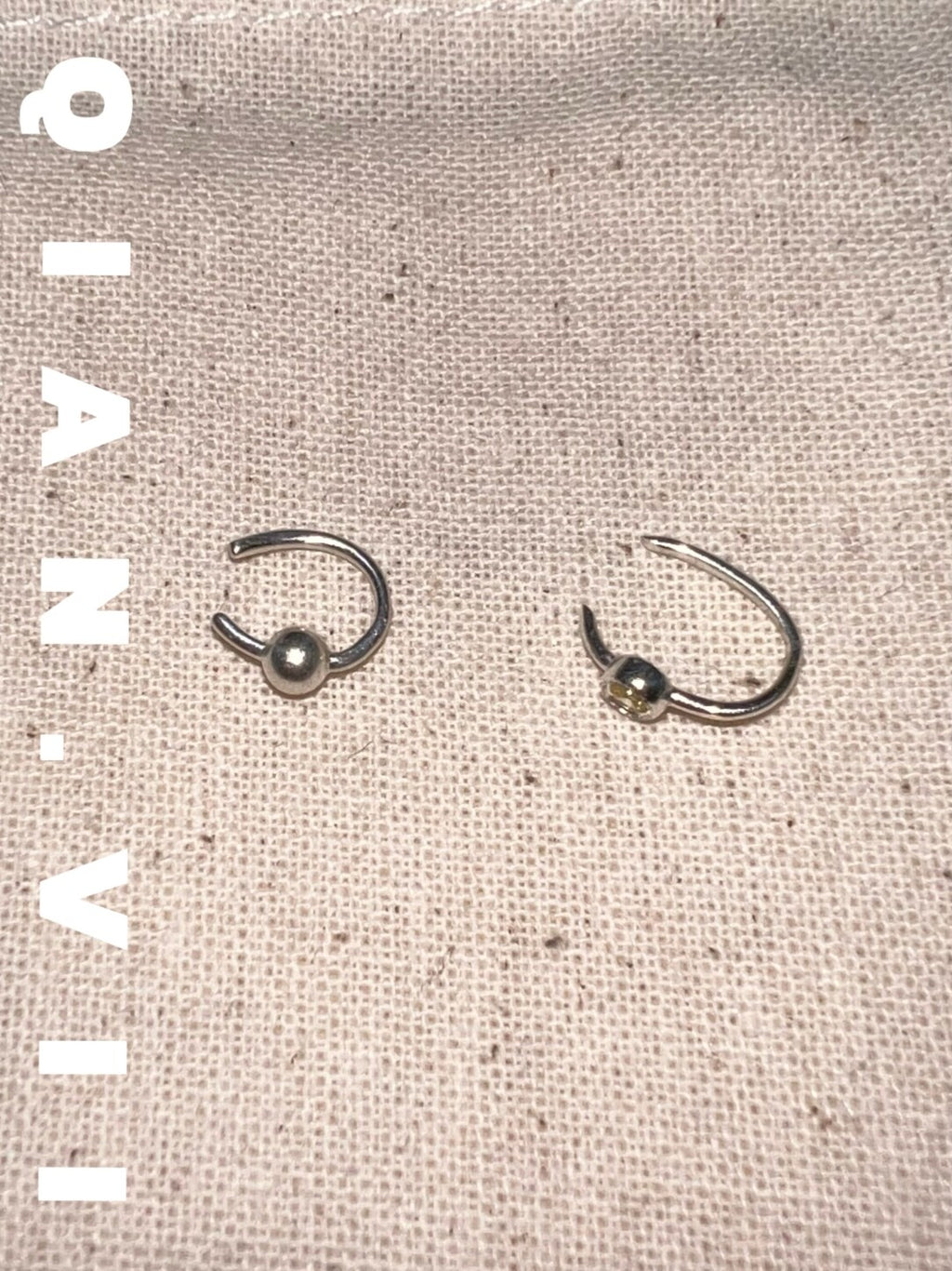 Handmade Silver Single Earring,Lumivault.