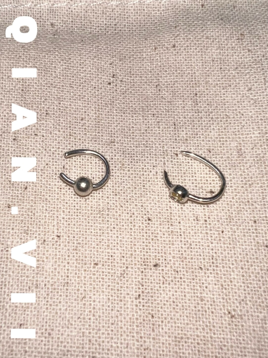 Handmade Silver Single Earring,Lumivault.