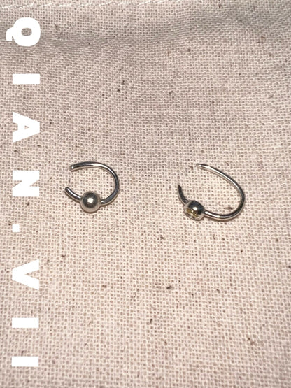 Handmade Silver Single Earring,Lumivault.