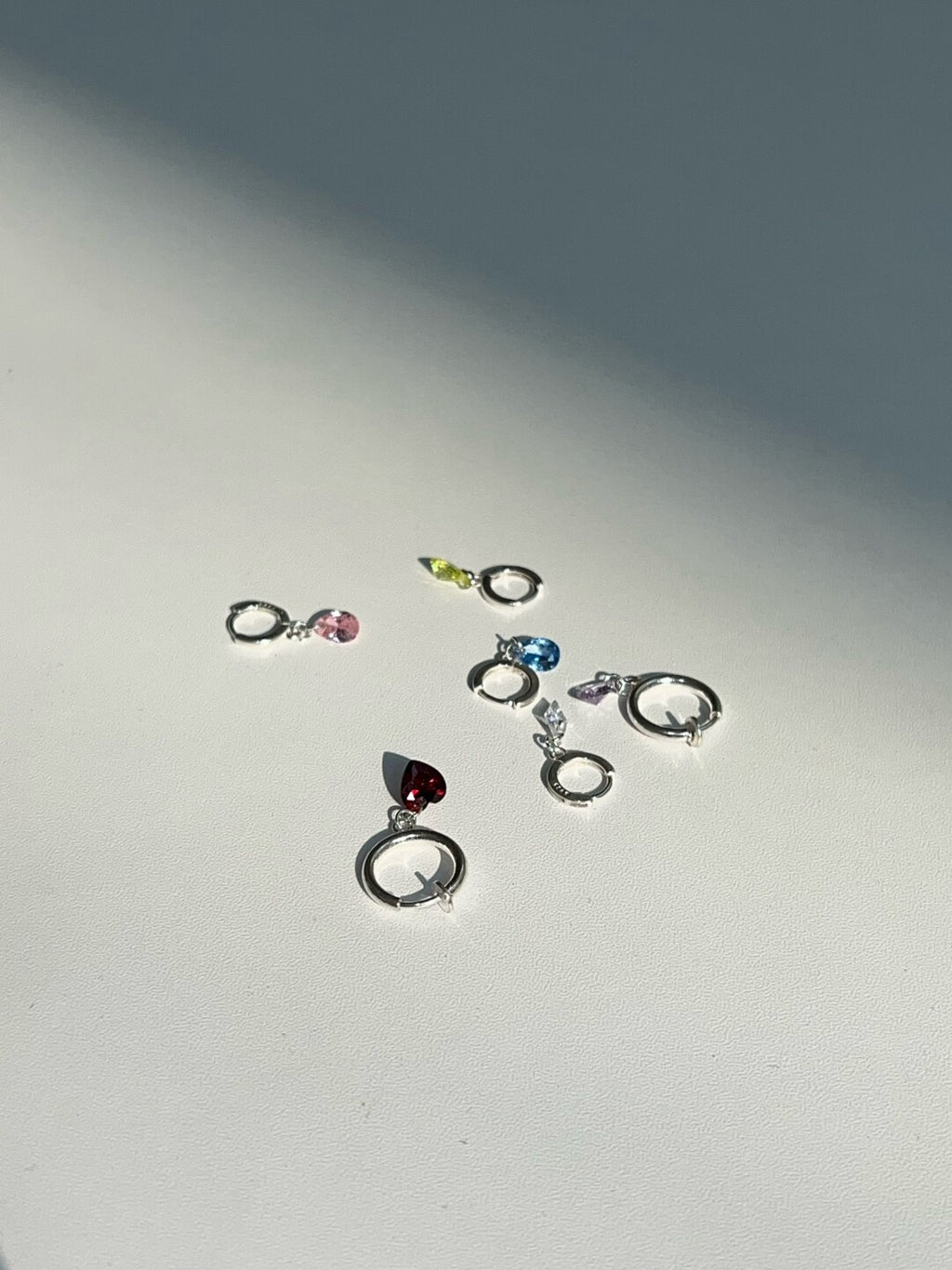 Flash Diamond Silver Single Earring,Lumivault.