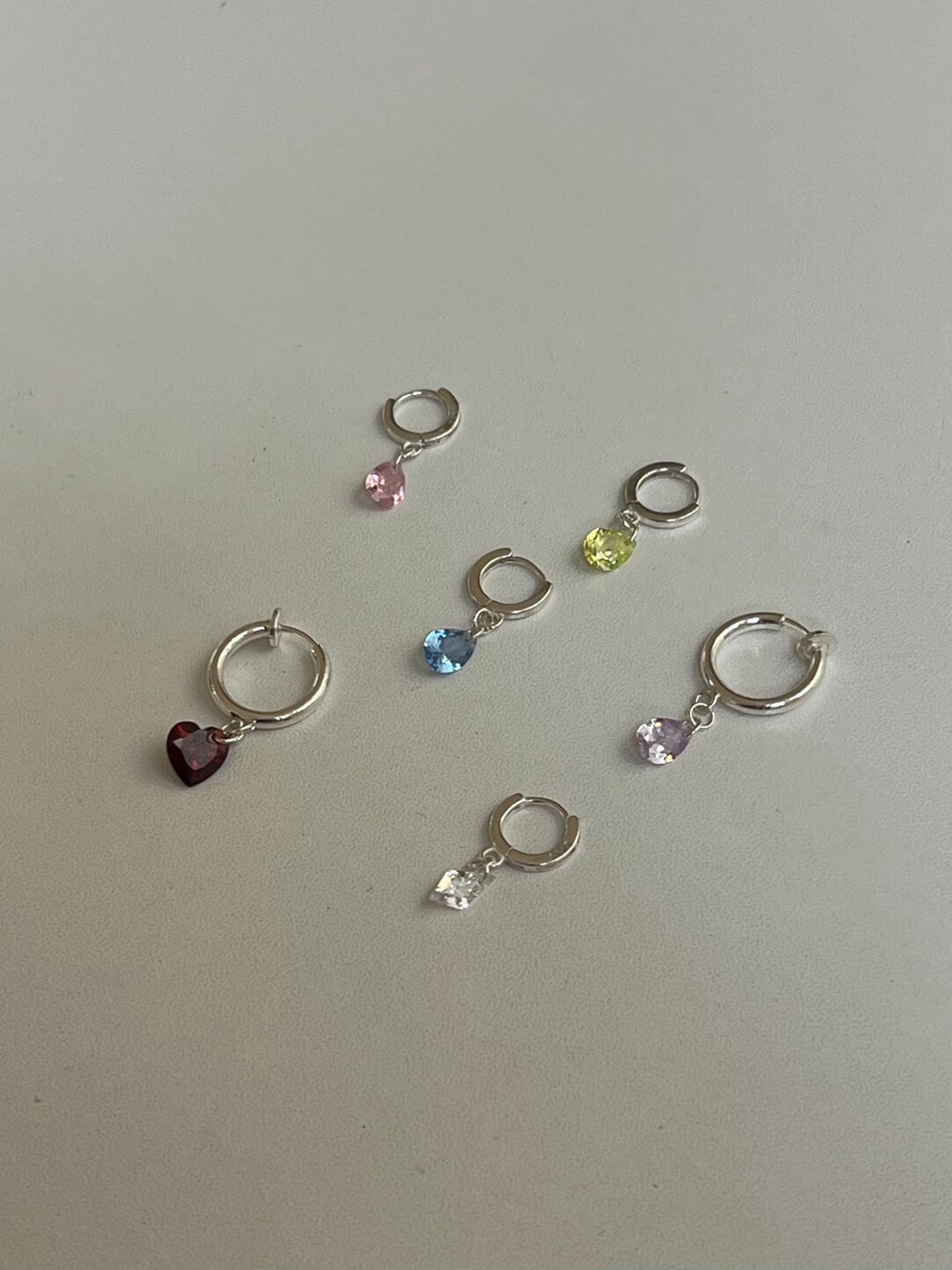 Flash Diamond Silver Single Earring,Lumivault.