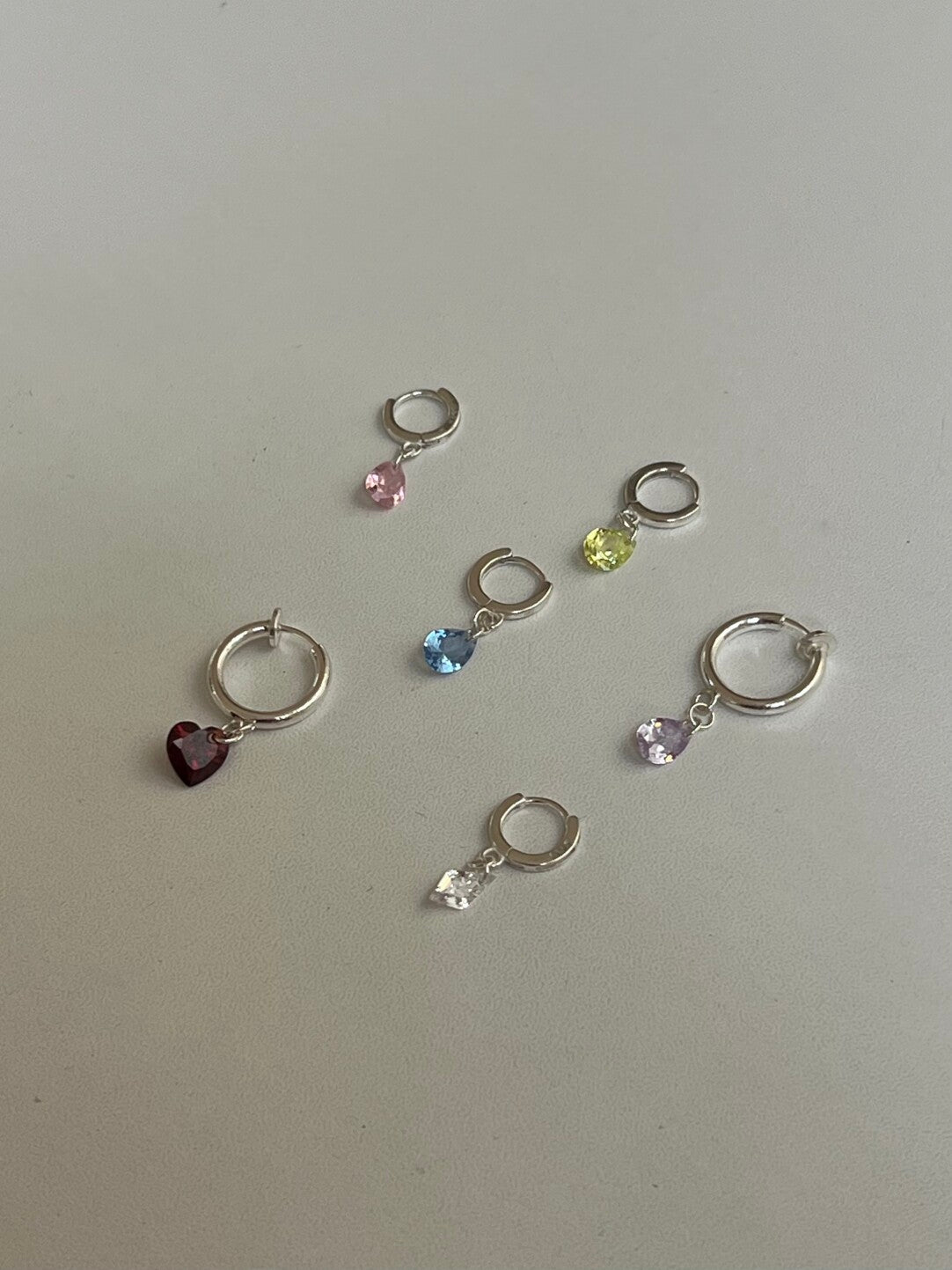 Flash Diamond Silver Single Earring,Lumivault.