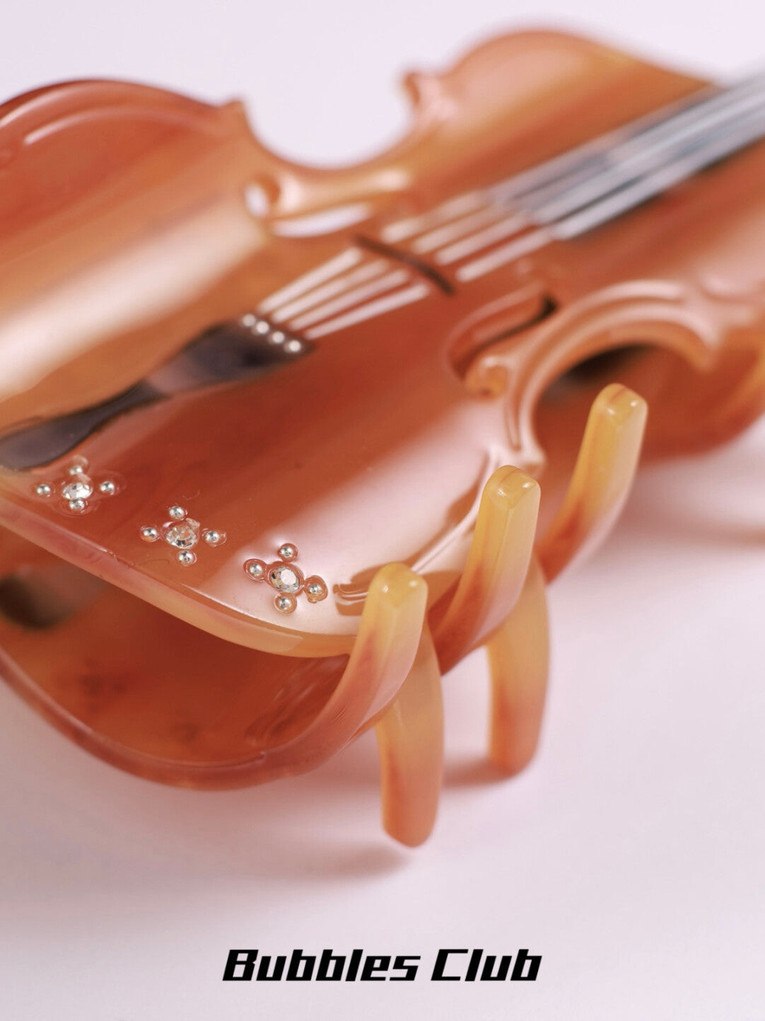 Sunset Violin Hair Clip