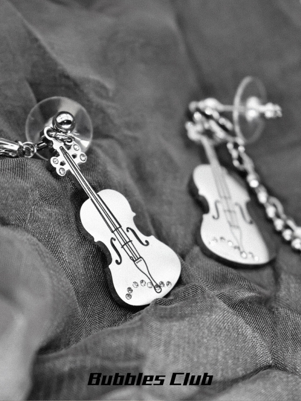 Violin Cello Earrings,Lumivault.