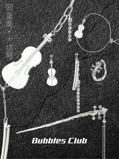 Violin Cello Earrings