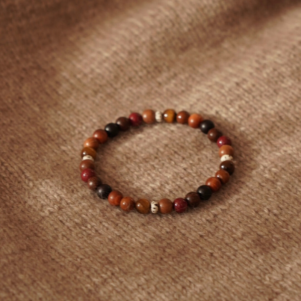 Cinnabar Tiger Eye Bead Bracelet - Lumivault