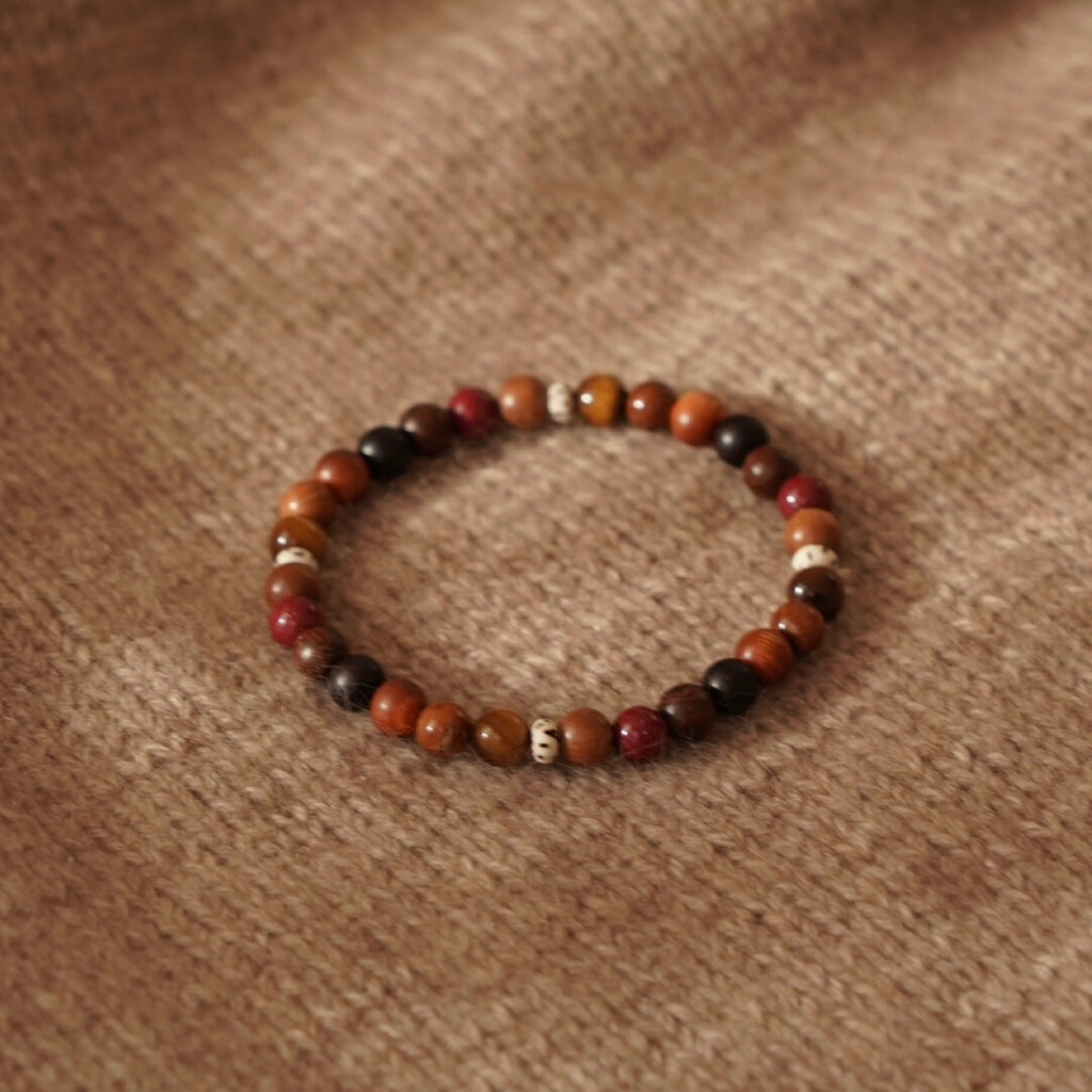 Cinnabar Tiger Eye Bead Bracelet - Lumivault