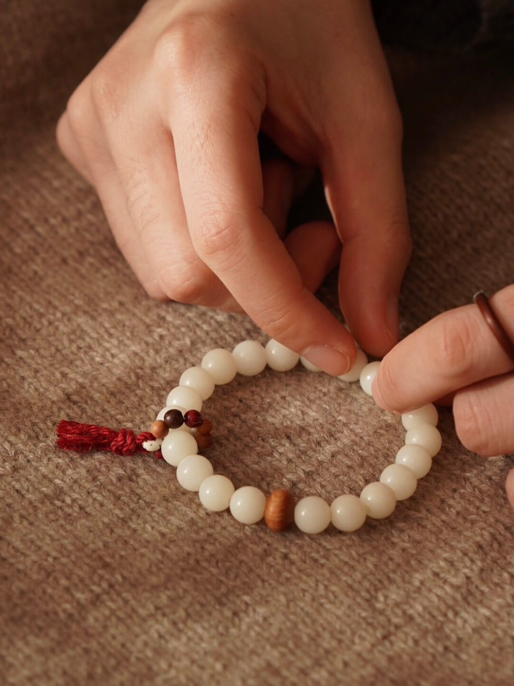 Eight Treasures Bodhi Bead Bracelet - Lumivault