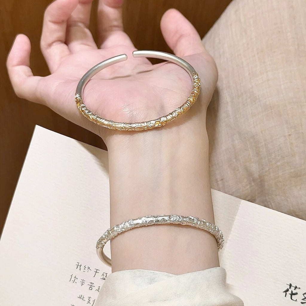 Chinoiserie Cherry Blossom Bracelet,Lumivault.