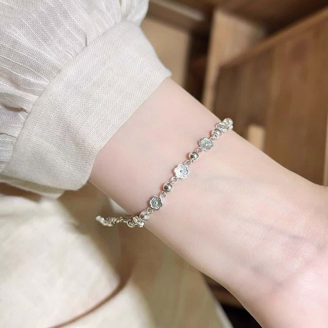 Peach Blossom Butterfly Bracelet,Lumivault.