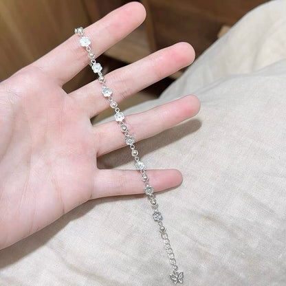 Peach Blossom Butterfly Bracelet