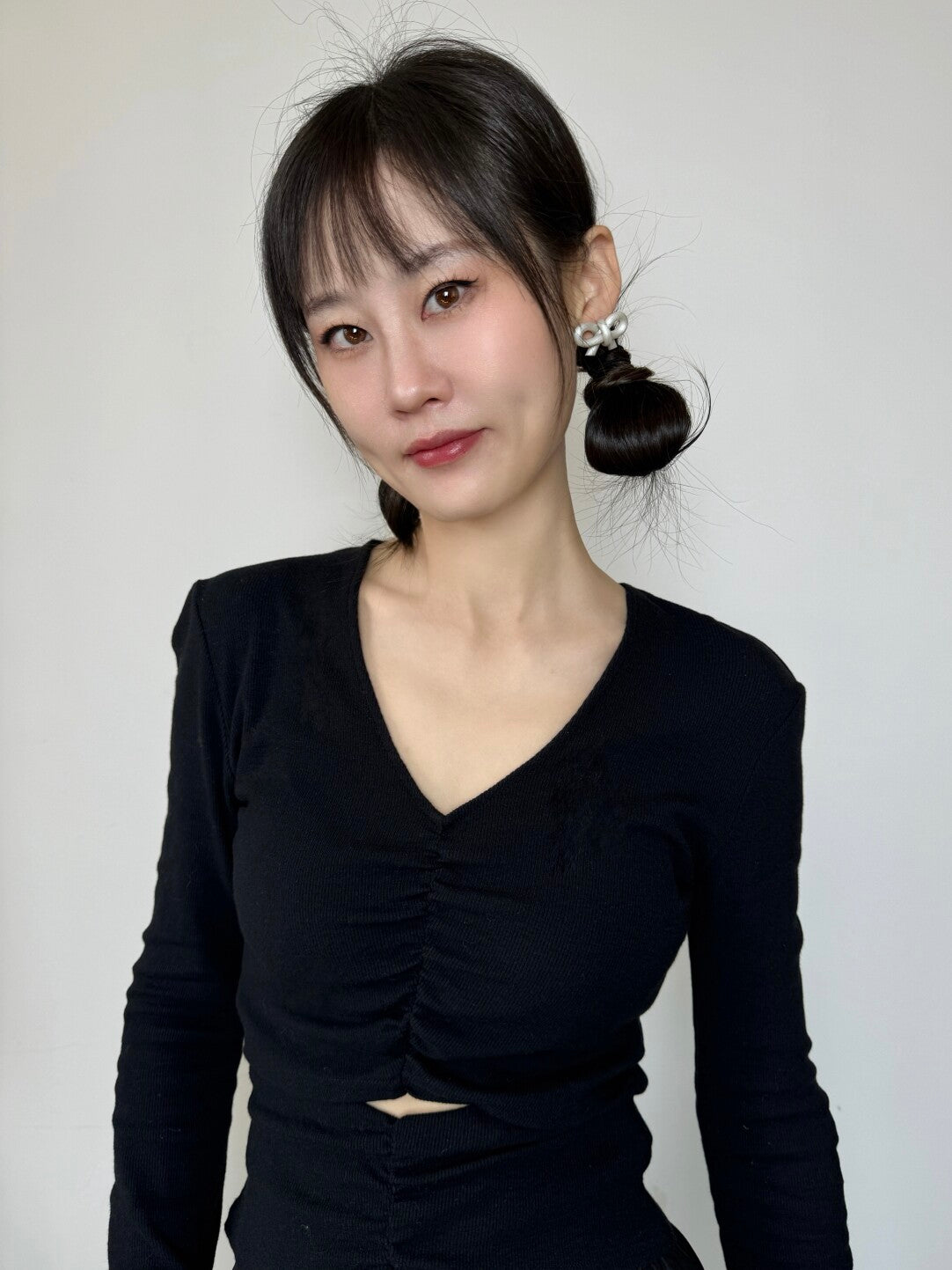 Handmade Small Bow Earrings,Lumivault.