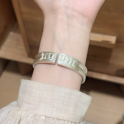 Orchid Silver Bracelet