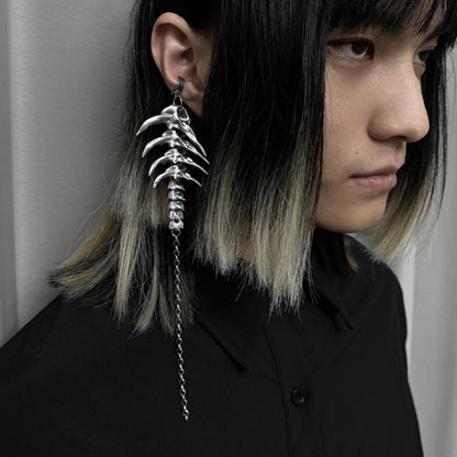 Vertebra Single Earring