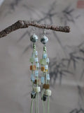 Chinoiserie In the Mountains Earrings,A Pair,Lumivault.