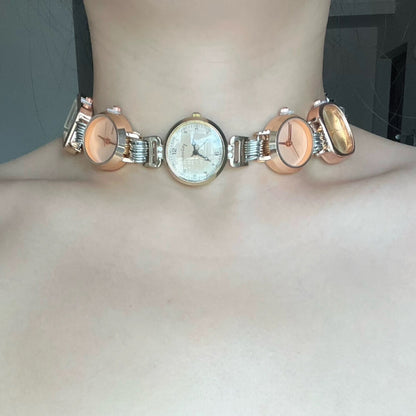 Watch Titanium Steel Punk Choker