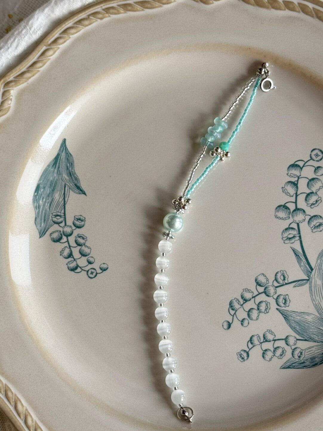 A Little Blue Beaded Bracelet