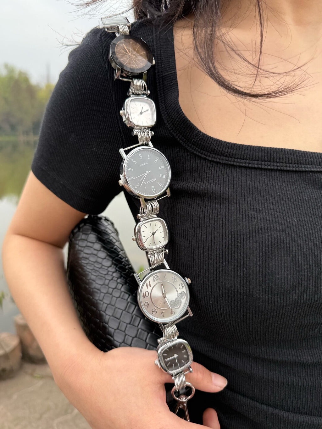 Handmade Watch Waist Chain,#2,Lumivault.