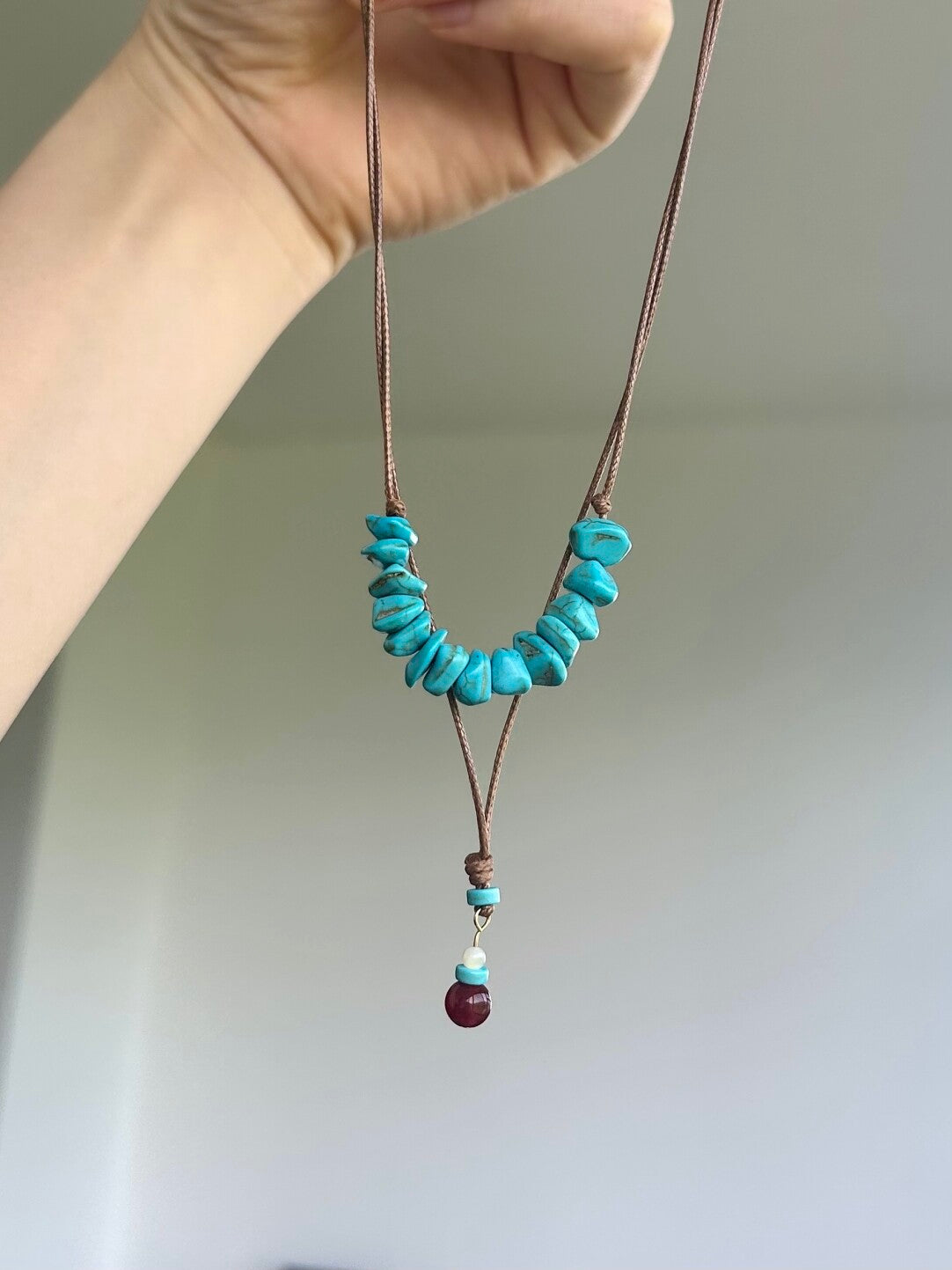 Stone Rhyme Double-layer Necklace,Lumivault.